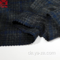 Tweed Plaid Cashmere Fleece Stoff für Mantel